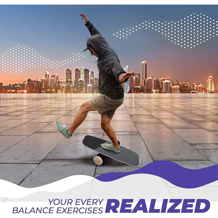 SHXI Balance Board Surf Trainer for Core Strength and Balance