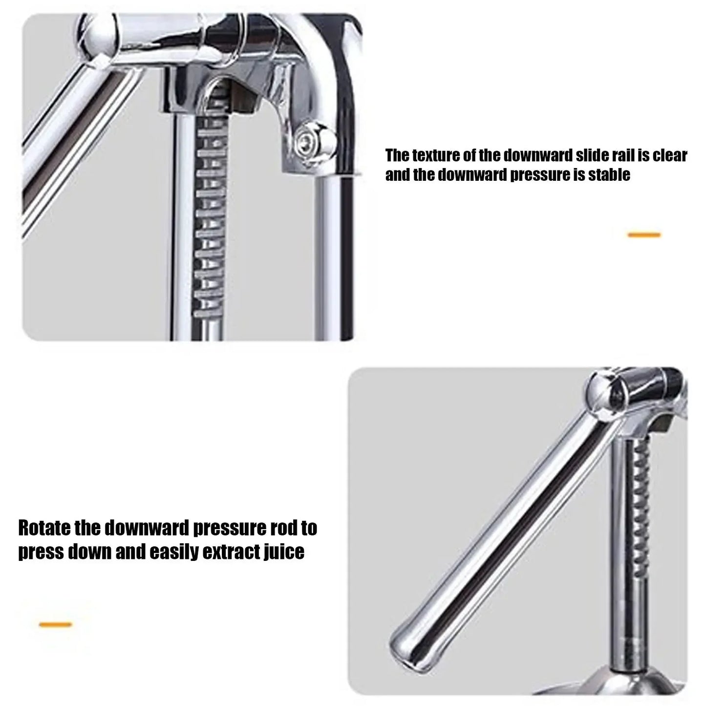 Stainless Steel Manual Juicer Handheld Fruit Vegetable Press