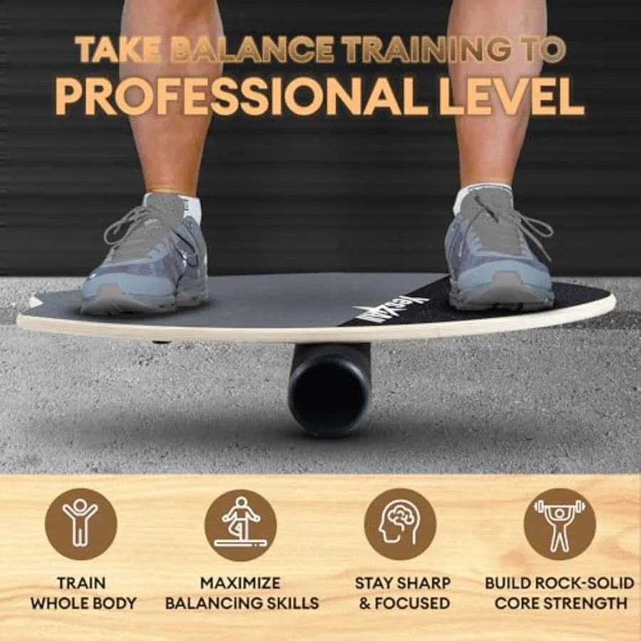 SHXI 2in1 Balance Board 9 Adjustable Modes Surf Training
