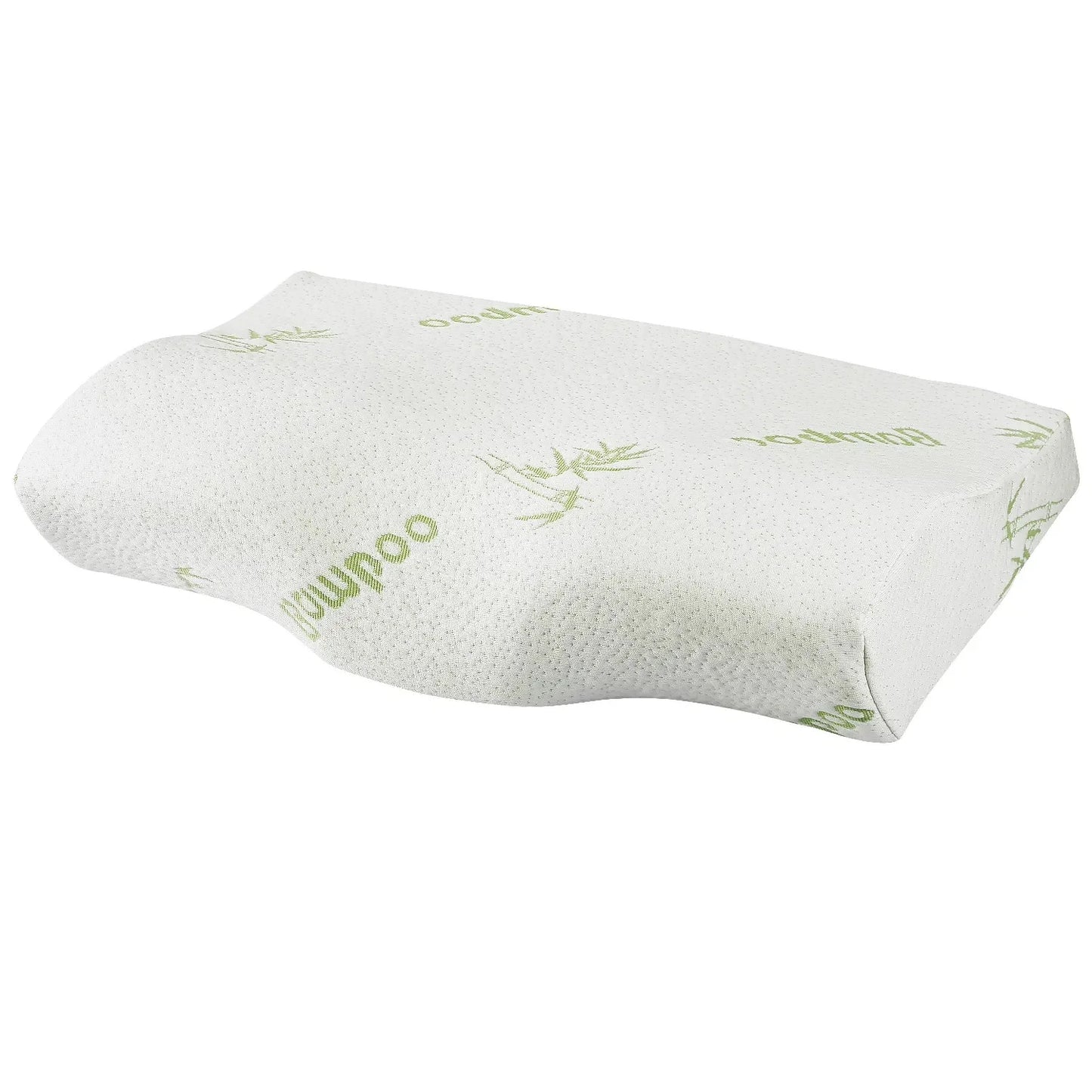 Bamboo Memory Foam Cervical Pillow for Neck Support and Comfort