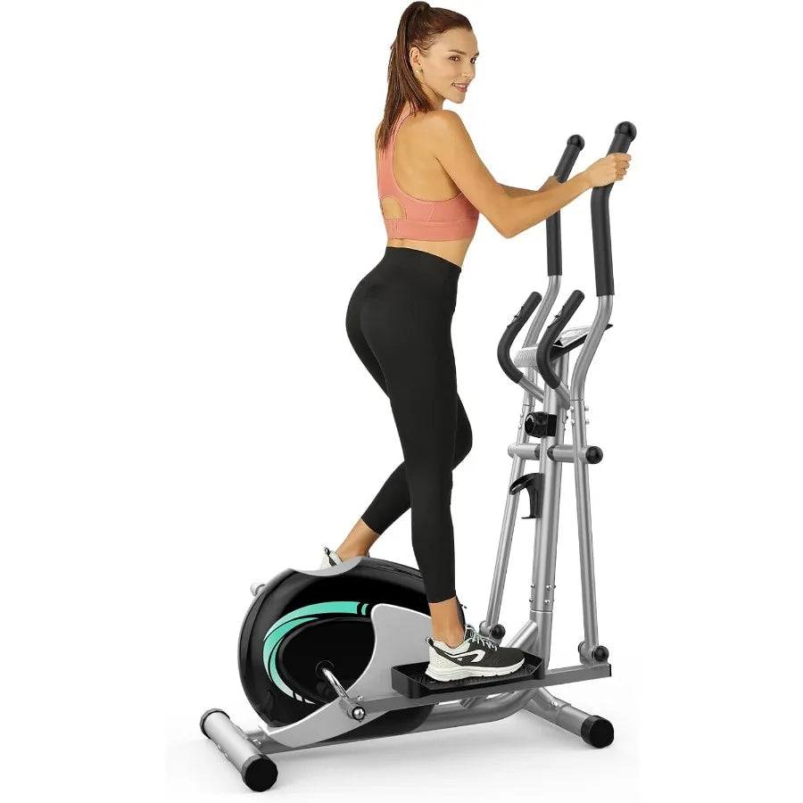 XMSJ Home Elliptical Machine With 8 Level Adjustable Resistance