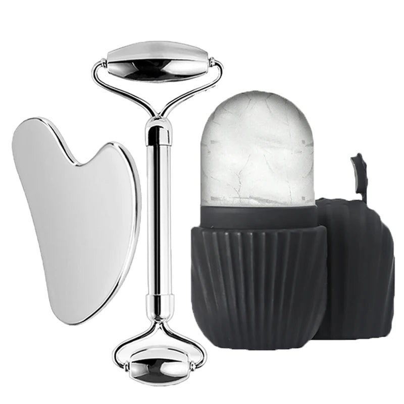 Stainless Steel Ice Face Roller For Facial Skin Care Tools