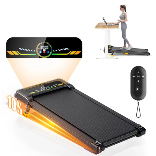 NONEDriving Portable Incline Walking Pad Under Desk Treadmill LED Display