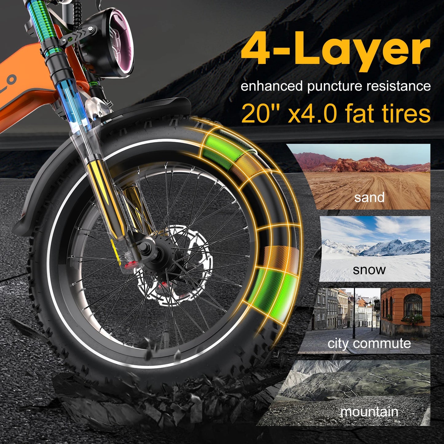 CYBERVELO EK6 Foldable Electric Bike