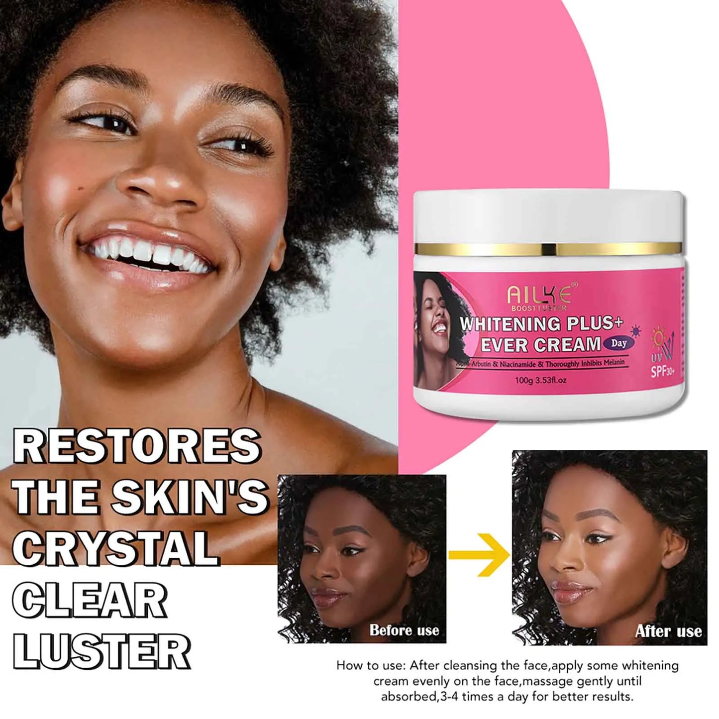 skin brightening set for acne stains moisturizing