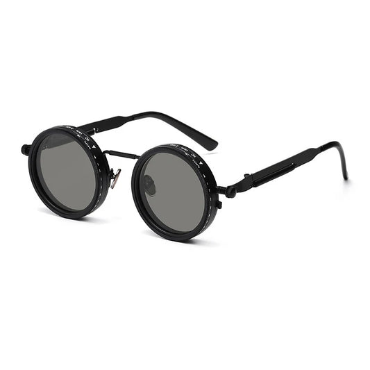 Blanche Michelle Polarized Round Sunglasses ND9 Adjustable Dimming Unisex UV400