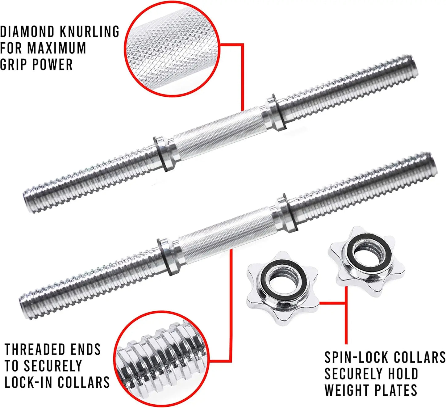 Adjustable Dumbbell Set With Multiple Weight Options For Home Gym