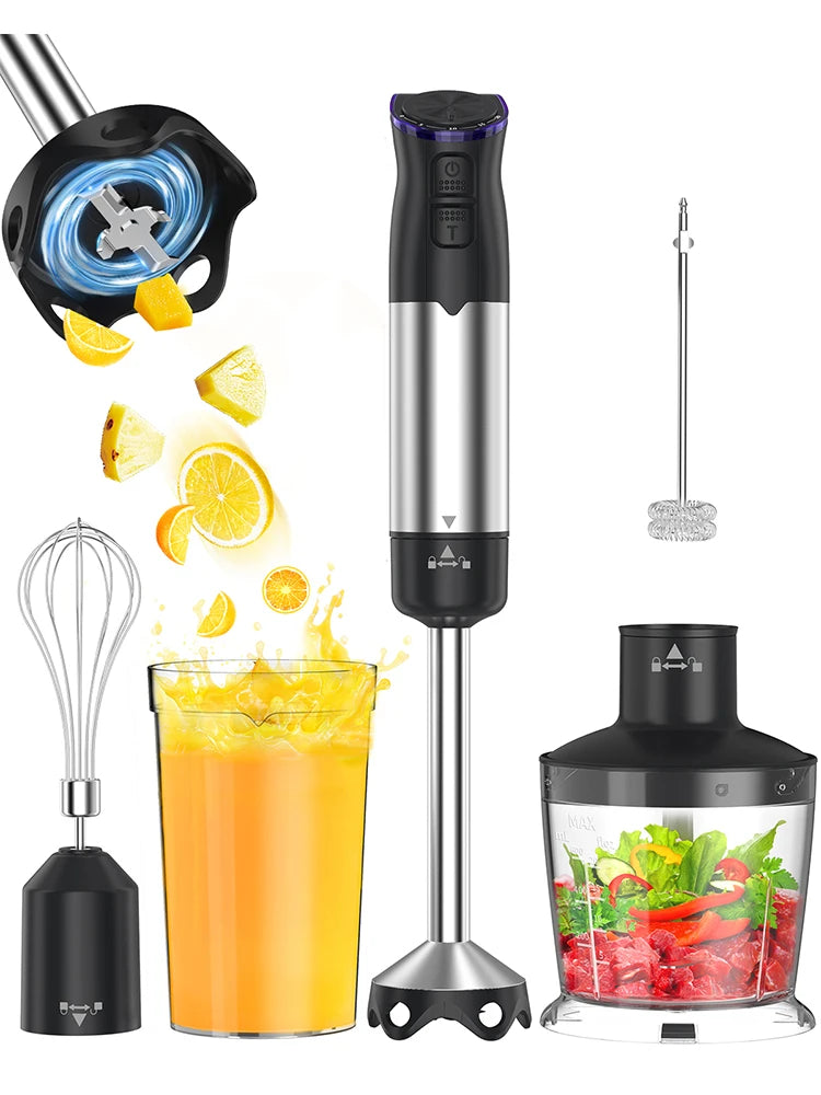 ZHIYU 1000W Electric Immersion Handheld Blender Five In One Kitchen