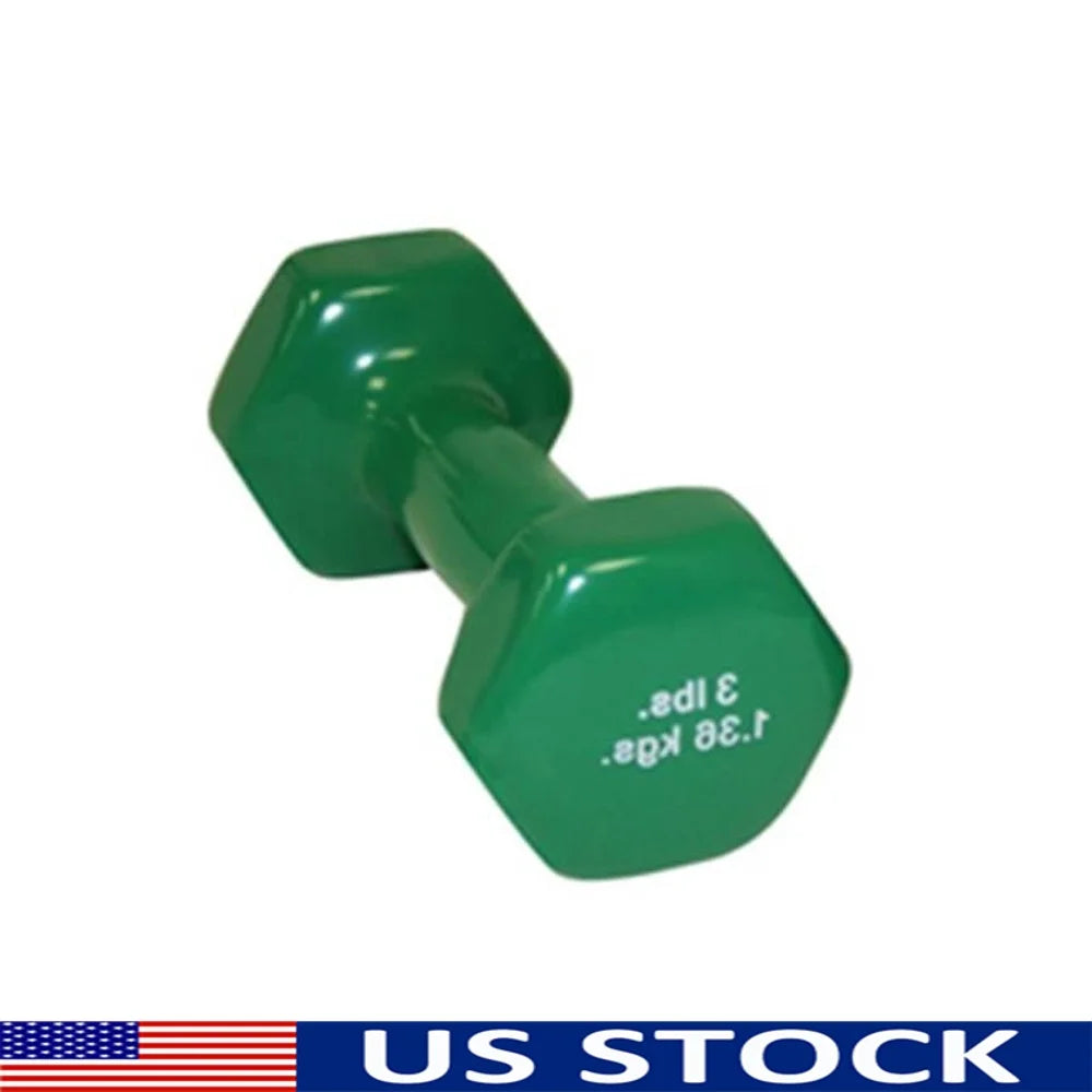 3 Pound Vinyl Dumbbell Pair