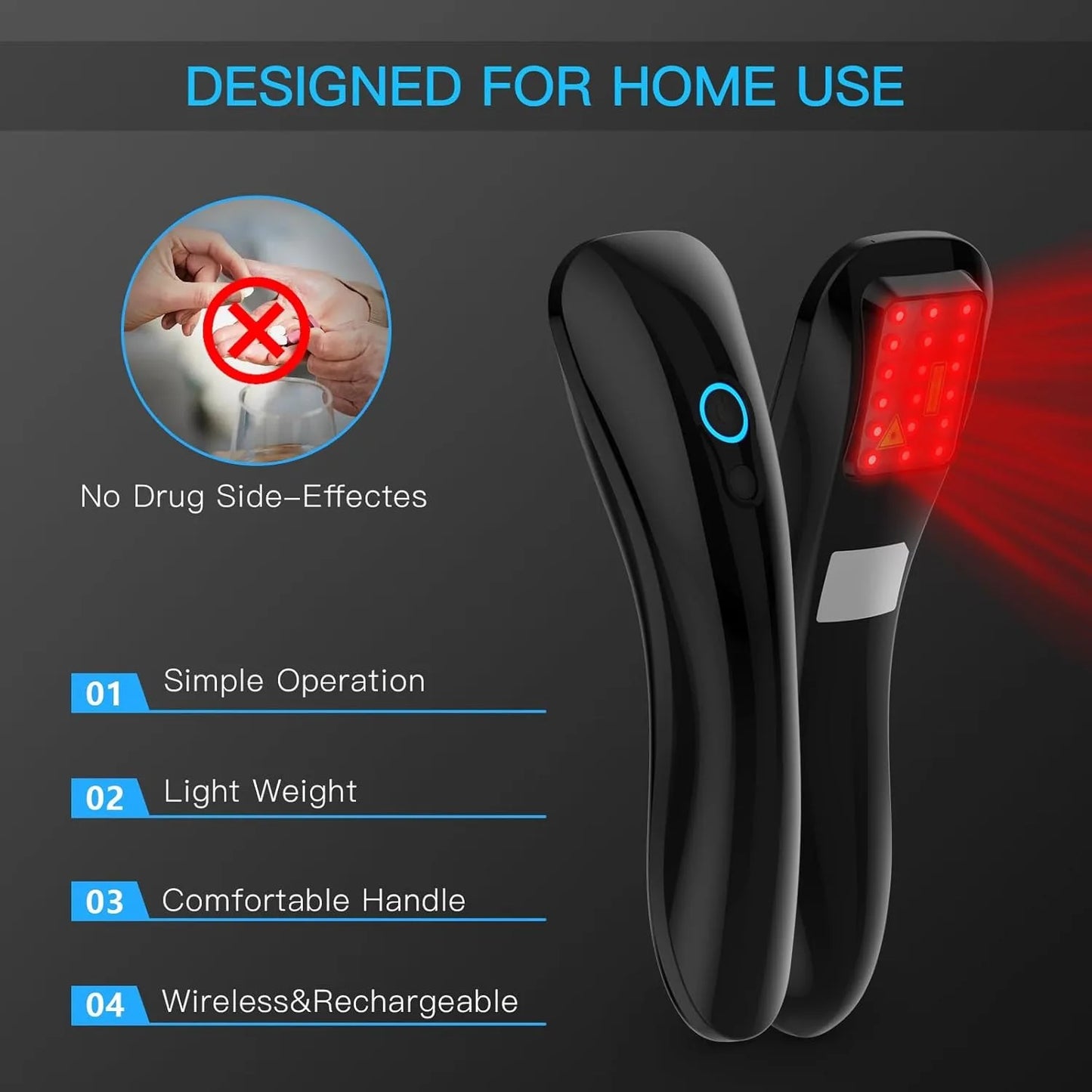 KTSElectronic Portable LLLT Therapy For Body Pain Relief