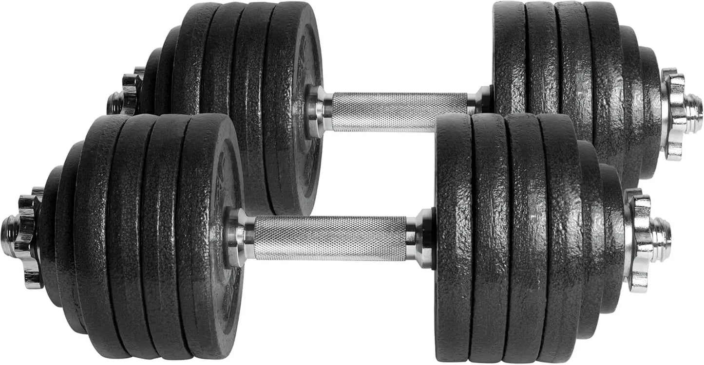 Adjustable Dumbbell Set With Multiple Weight Options For Home Gym