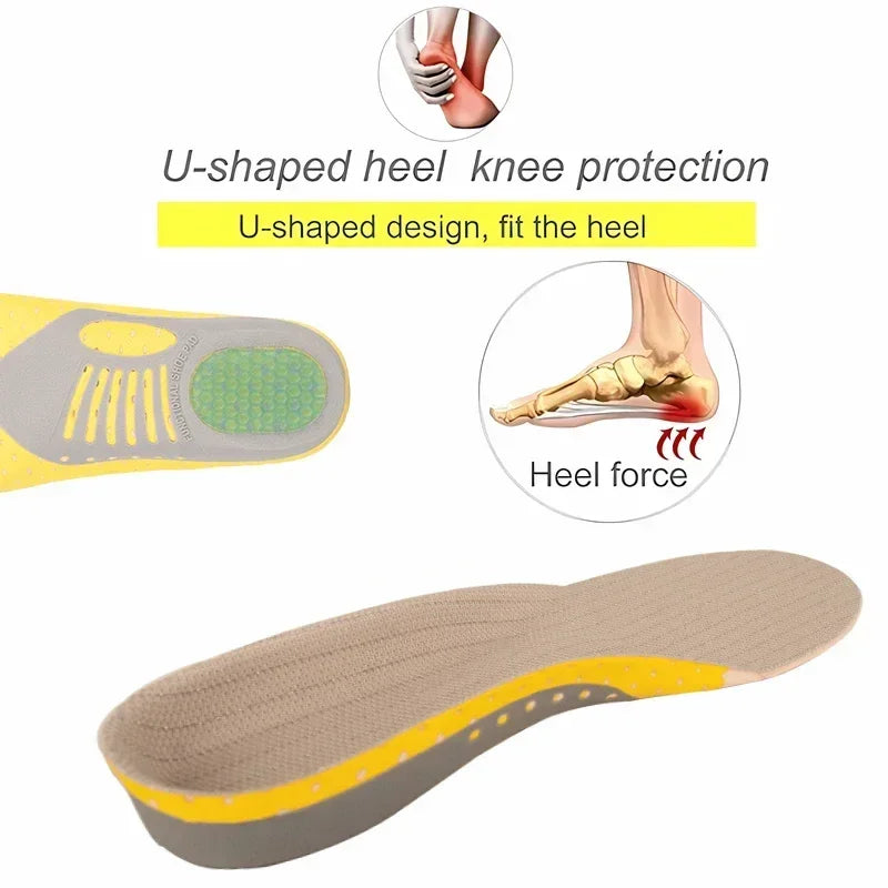 Orthotic Gel Insoles For Sneakers Arch Support Plantar Fasciitis