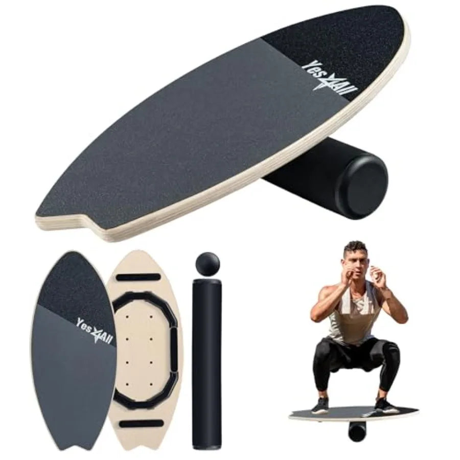 SHXI 2in1 Balance Board 9 Adjustable Modes Surf Training