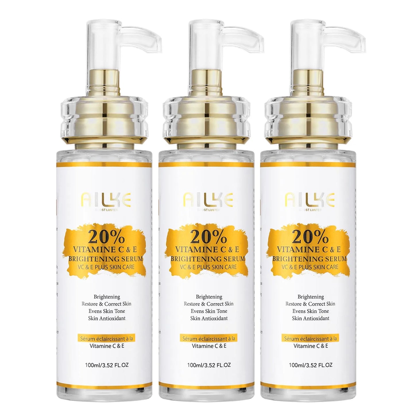 AILKE Brightening Body Cream Vitamin C Hyaluronic Acid Even Tone