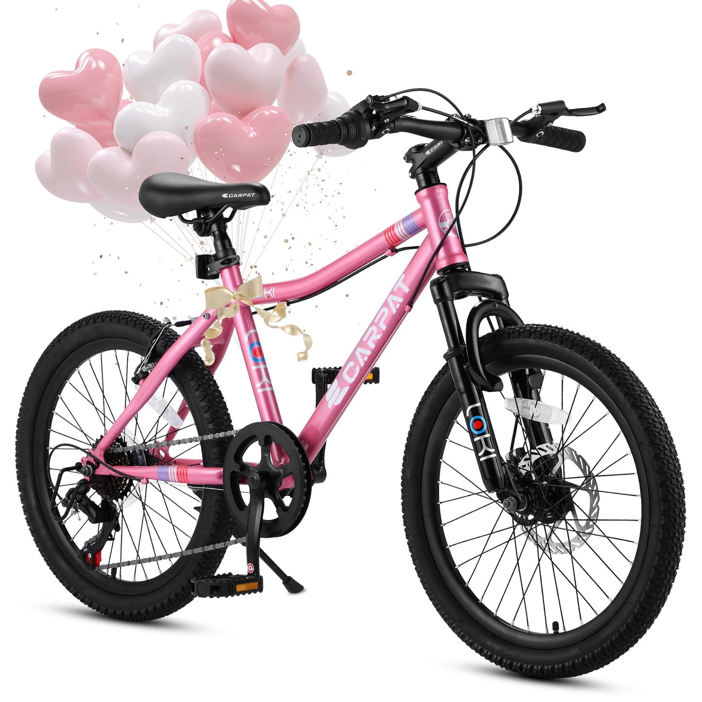 Ecarpat Kids Mountain Bike 7 Speed Front Suspension Disc Brake
