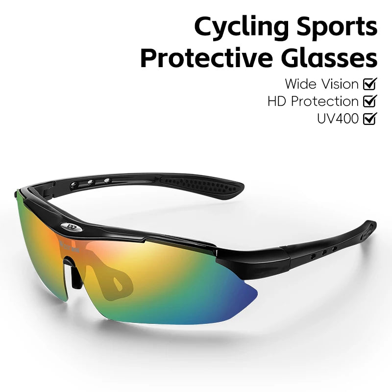West Biking UV400 Sports Sunglasses for Cycling and Outdoors