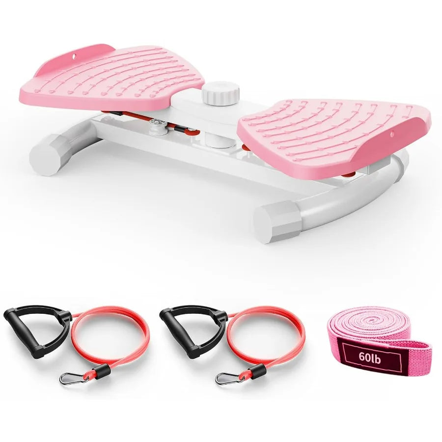 Waist Twister Machine With Resistance Band Silent Twist Board Core