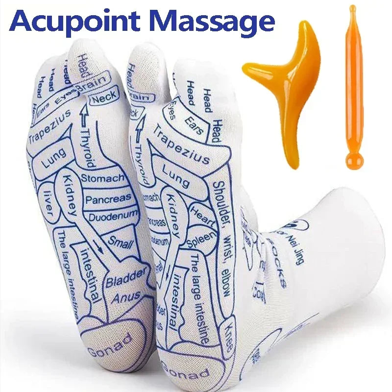 Acupressure Socks For Foot Massage And Reflexology Therapy
