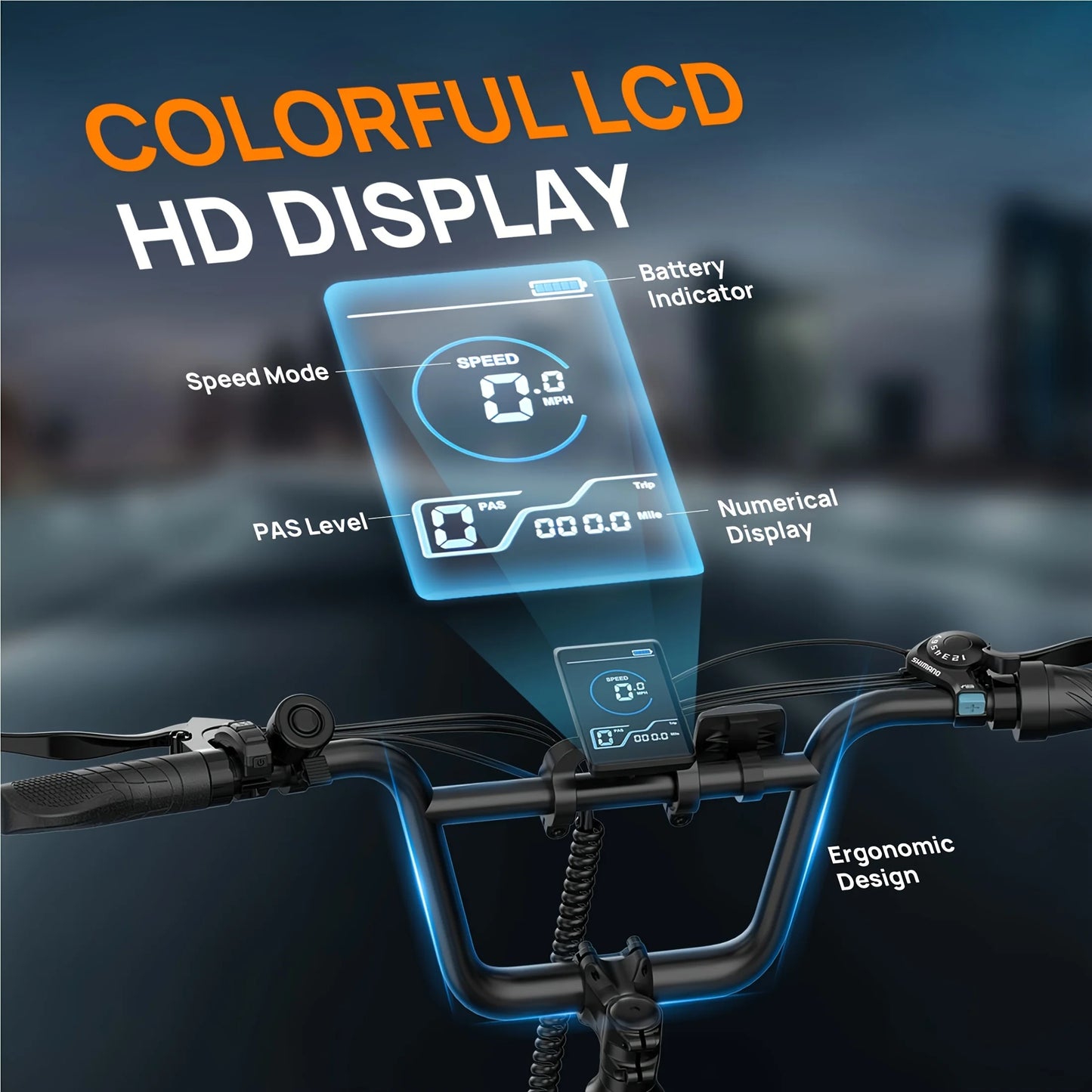 URLIFE 1000W Fat Tire Electric Bike 48V 13Ah Removable Battery