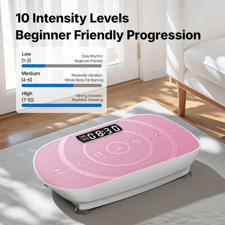 XMSJ Curved Vibration Plate Exercise Machine For Lymphatic Drainage