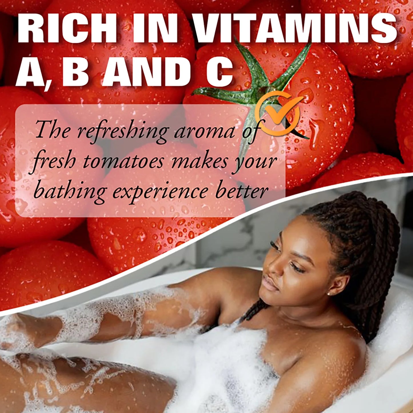 AILKE Tomato Fruit Scented Natural Bar Soap Whitening