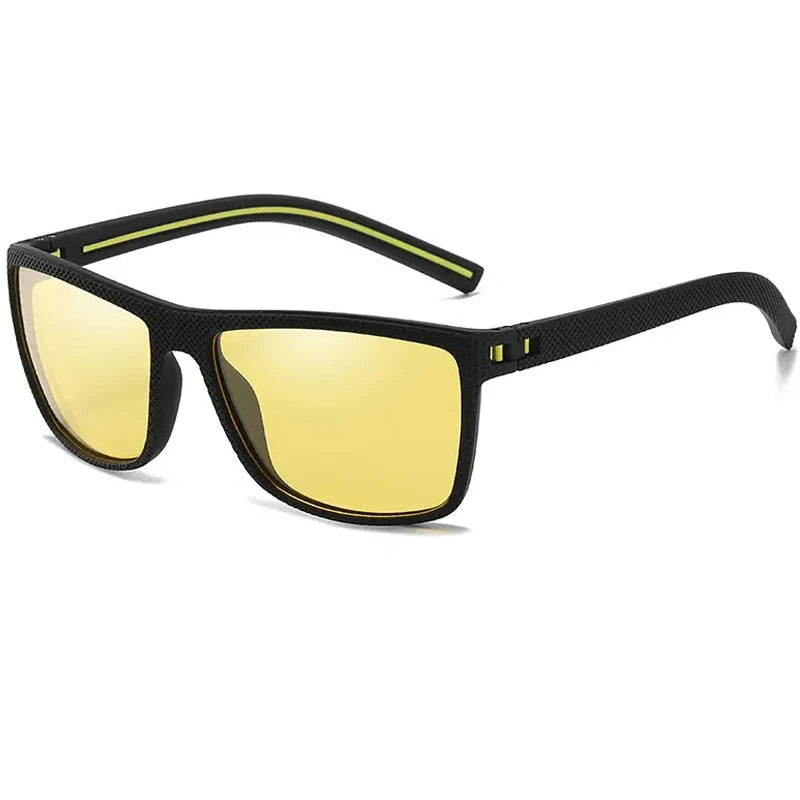 Square Polarized Sunglasses Lightweight Frame UV Protection for Men Women
