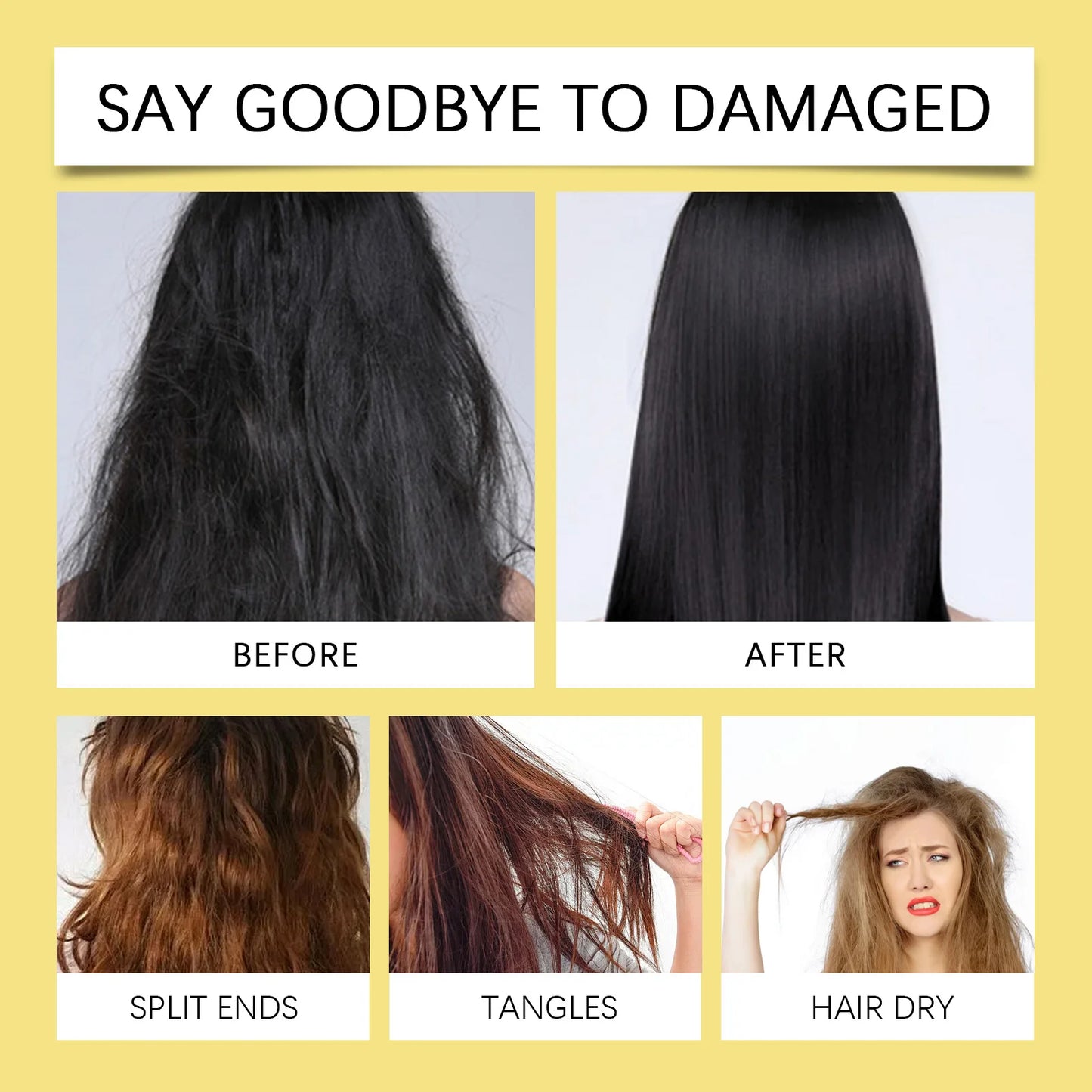 HOEGO Argan Oil Shampoo and Conditioner Set for Damaged Hair