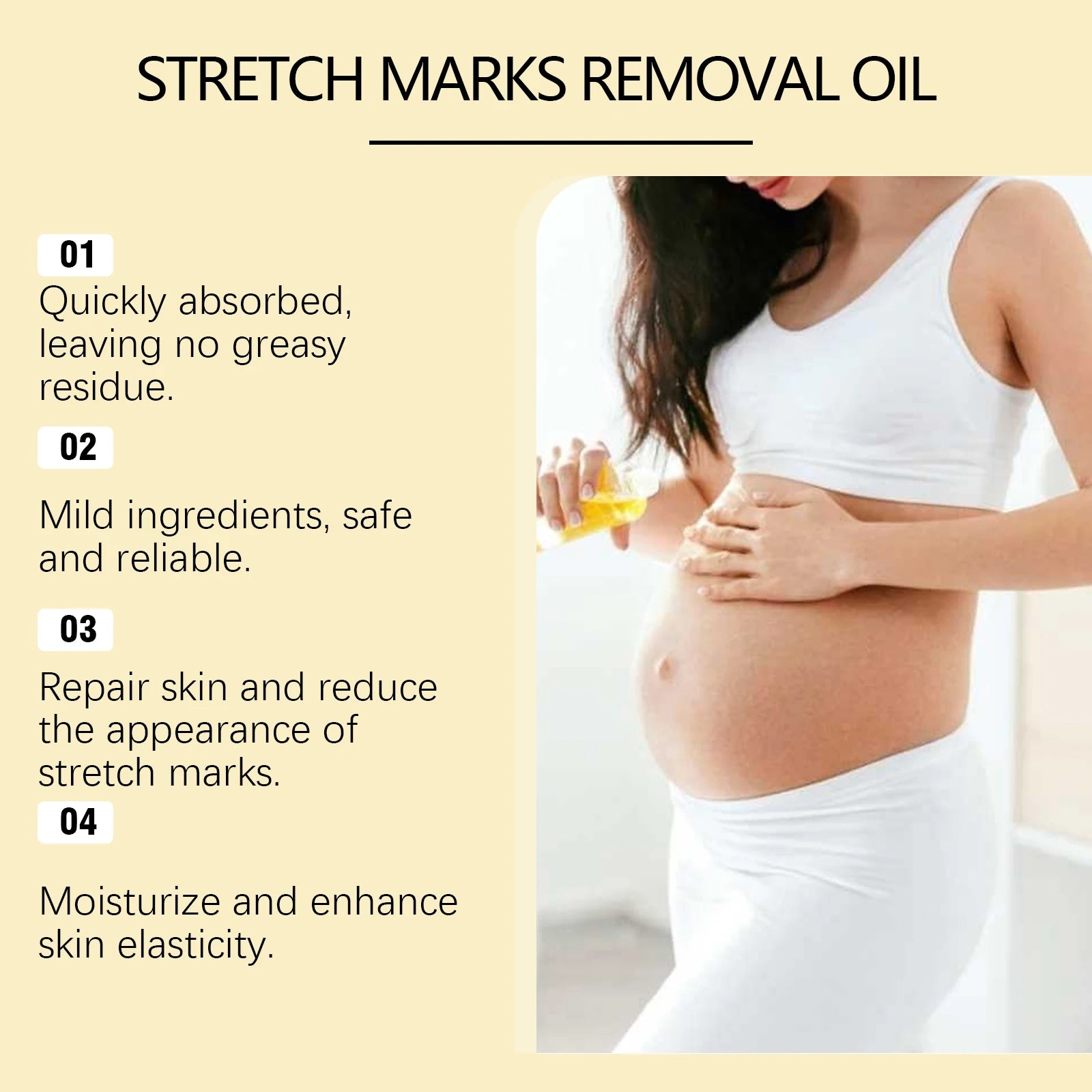 maternity stretch mark oil cream