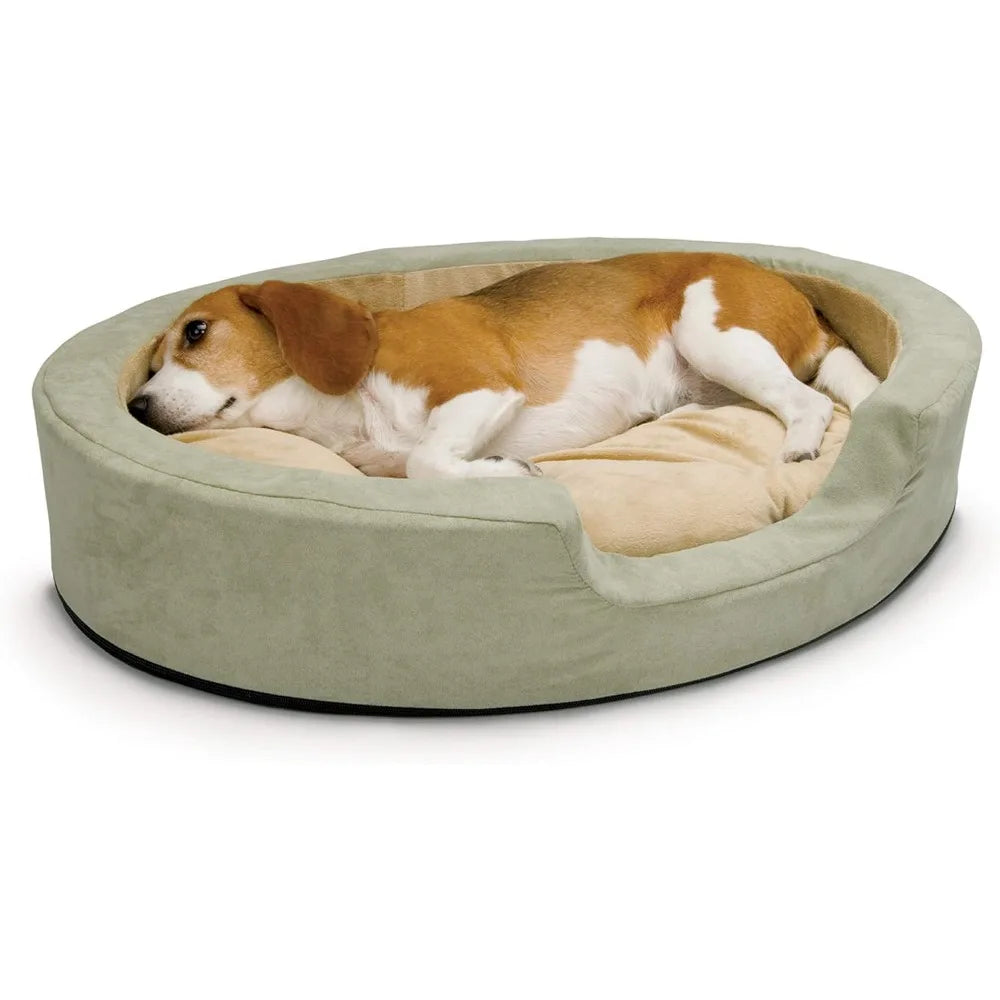 K&H Pet Products Indoor Heated Dog Bed Thermo Snuggly Sleeper