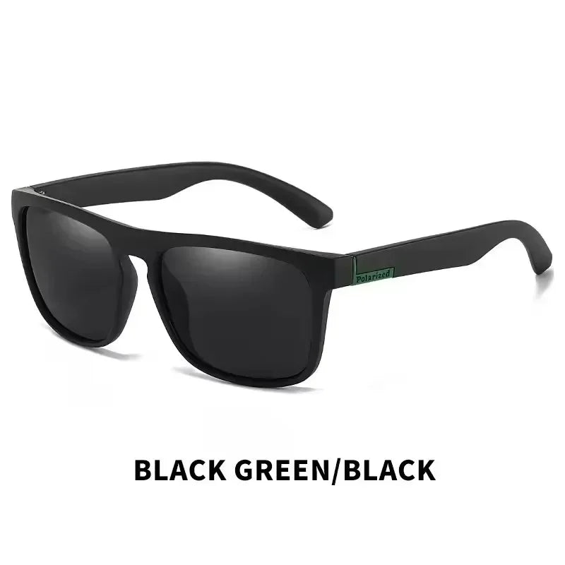 Polarized UV400 Sunglasses Square Frame Metal Eyewear For Men Women