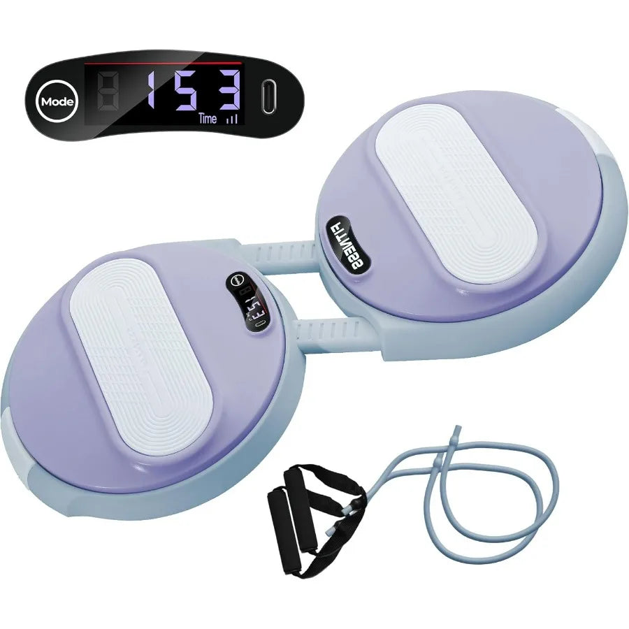Ab Twister Board Waist Twisting Machine With 2 Resistance Bands