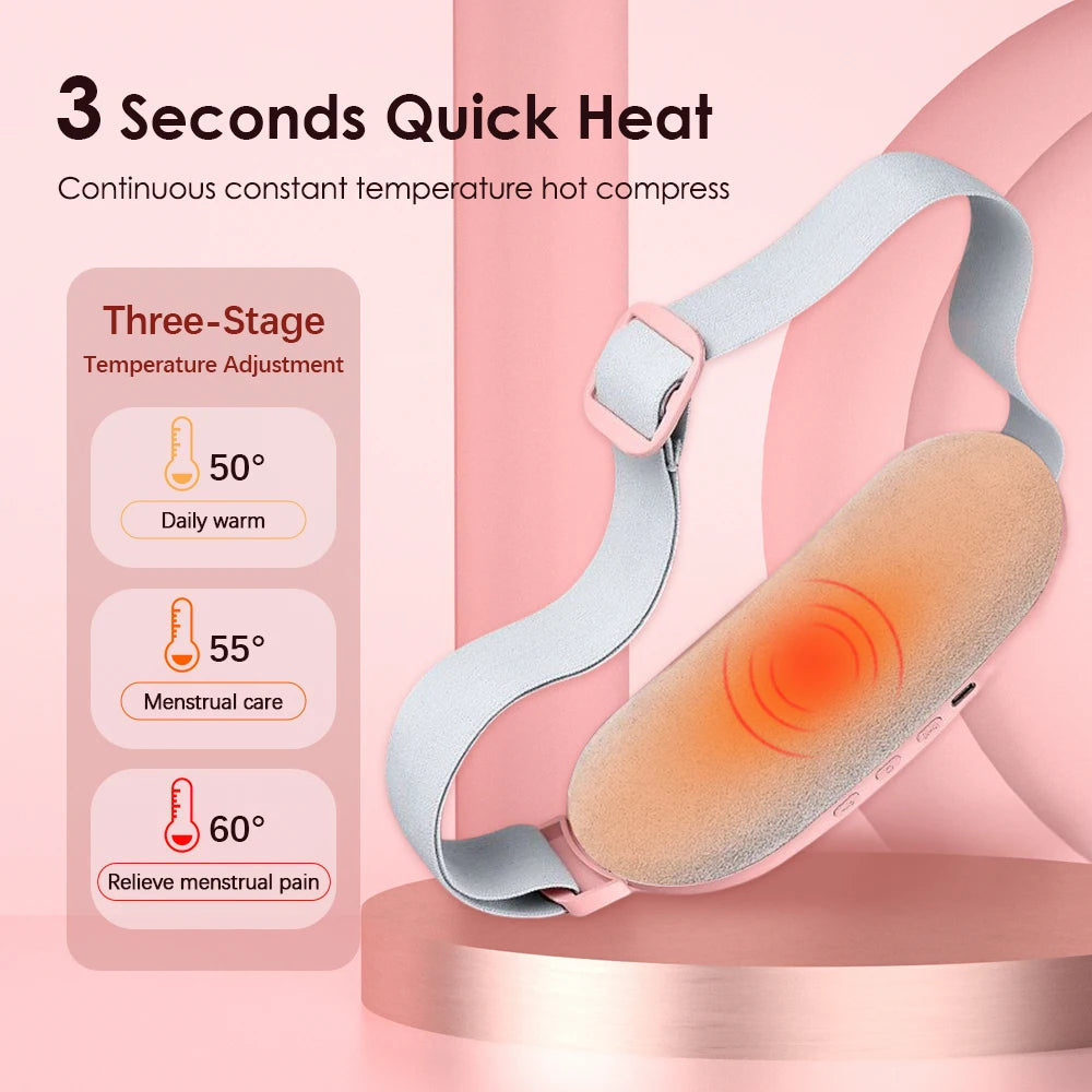 Hailicare Lady Menstrual Heating Pad Hot Compress Belt Pain Relief