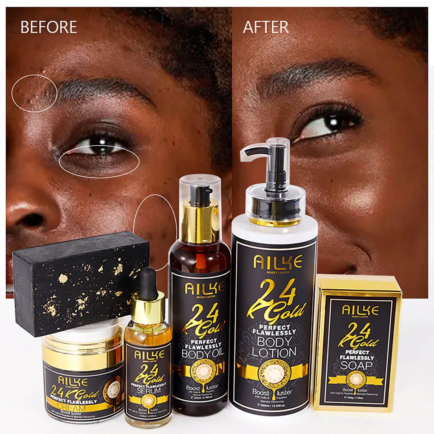 AILKE Whitening Cleanser For Dark Spots And Moisturizing Skin Care