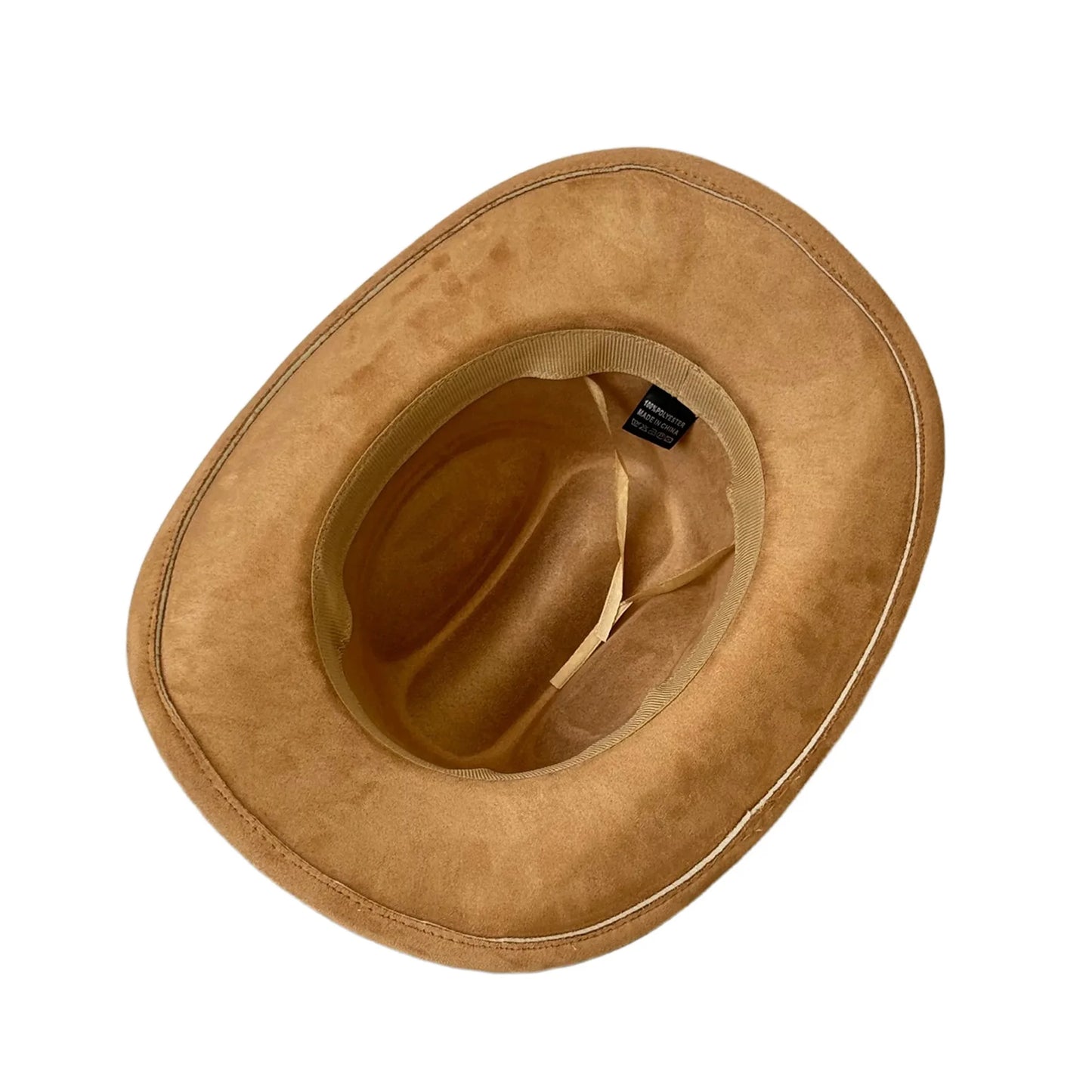 Unisex Cowboy Hats With Embellished Band Wide Brim For Travel