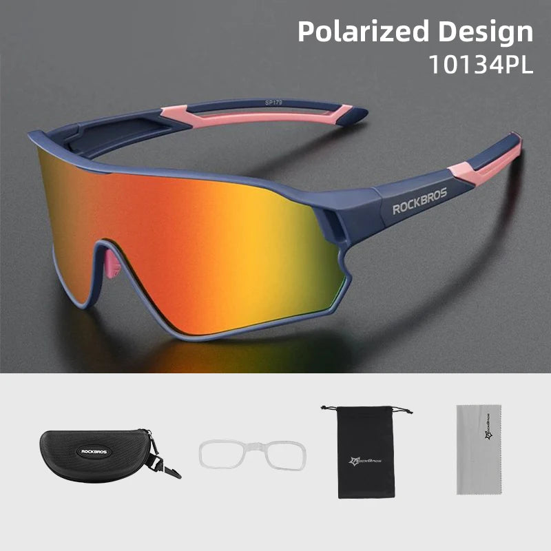 ROCKBROS Polarized UV400 Sunglasses for Outdoor Cycling