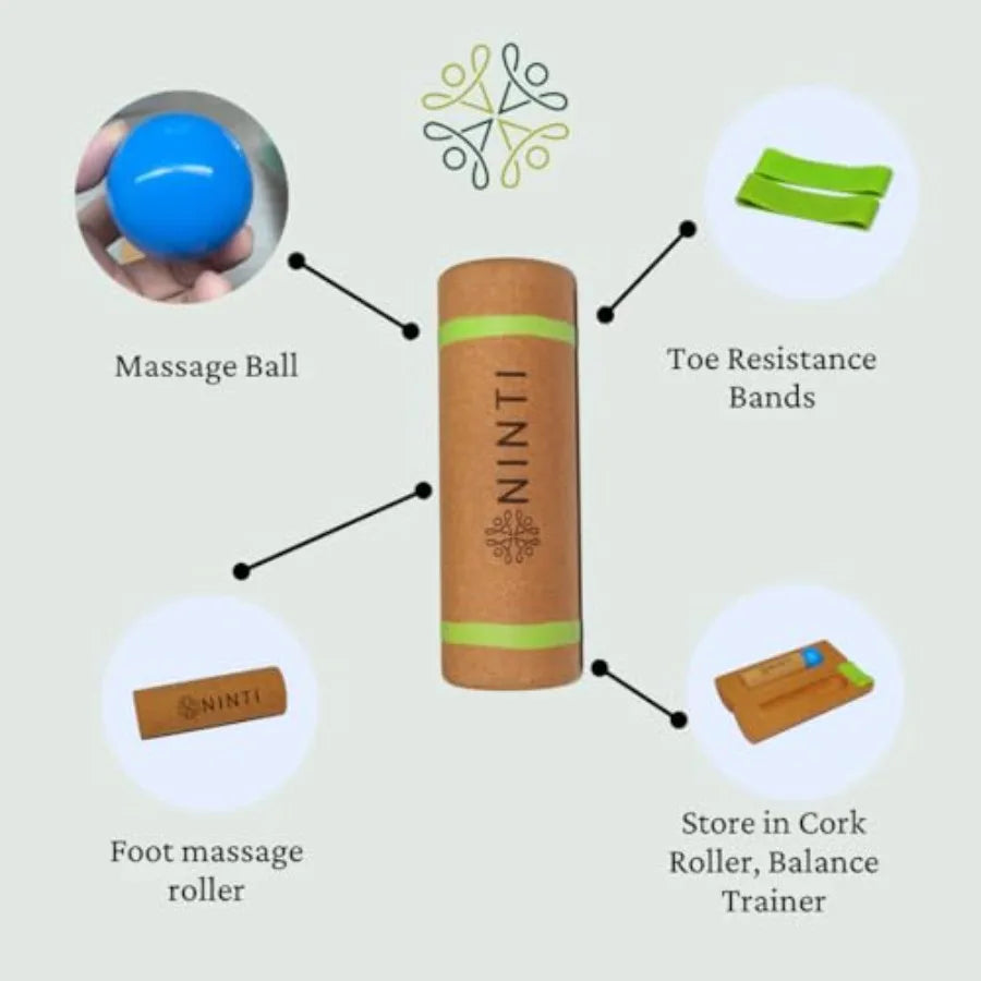 SHXI Premium Cork Balance Board For Foot Strengthener