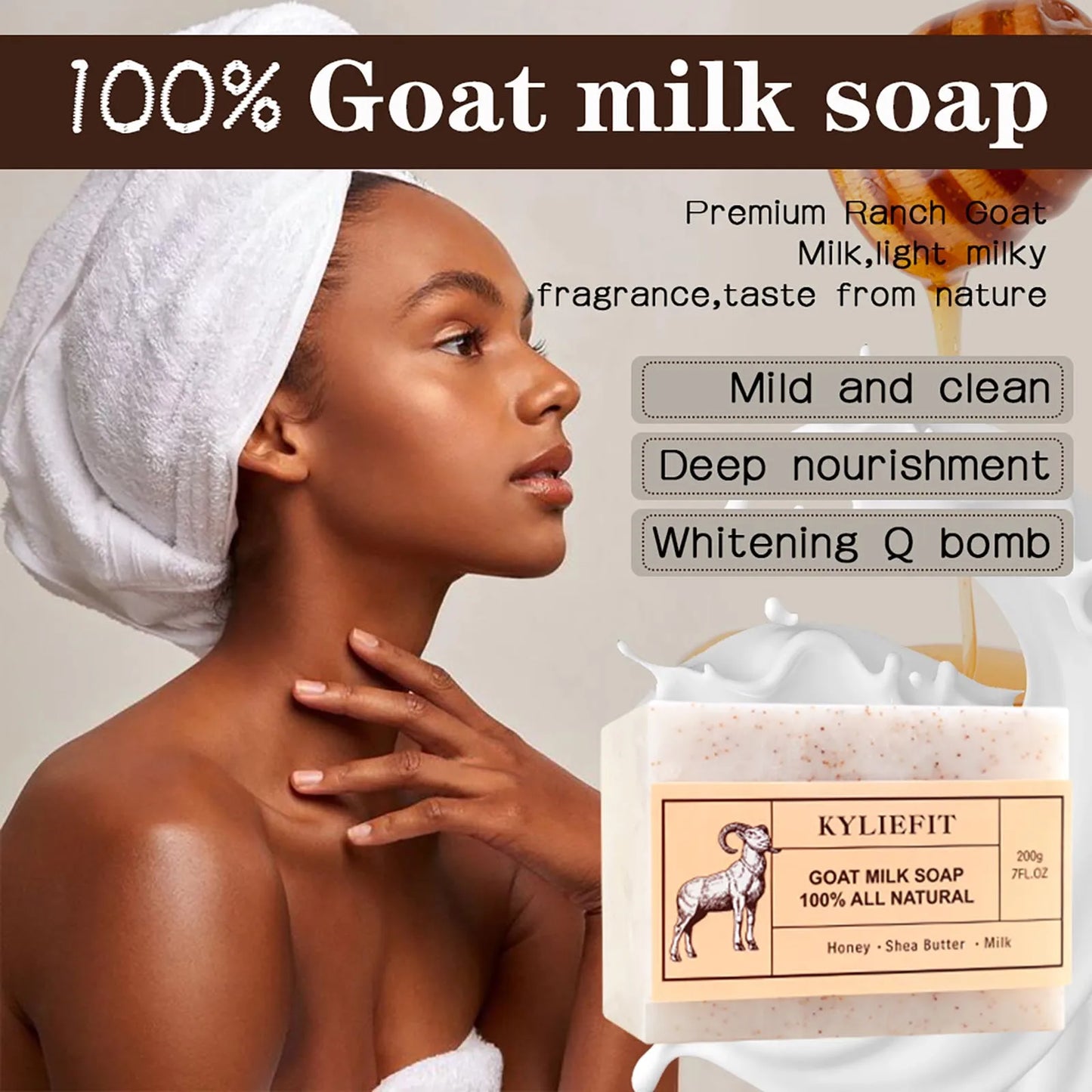 AILKE Aloe Vera Whitening Soap Acne Remover For Radiant Skin