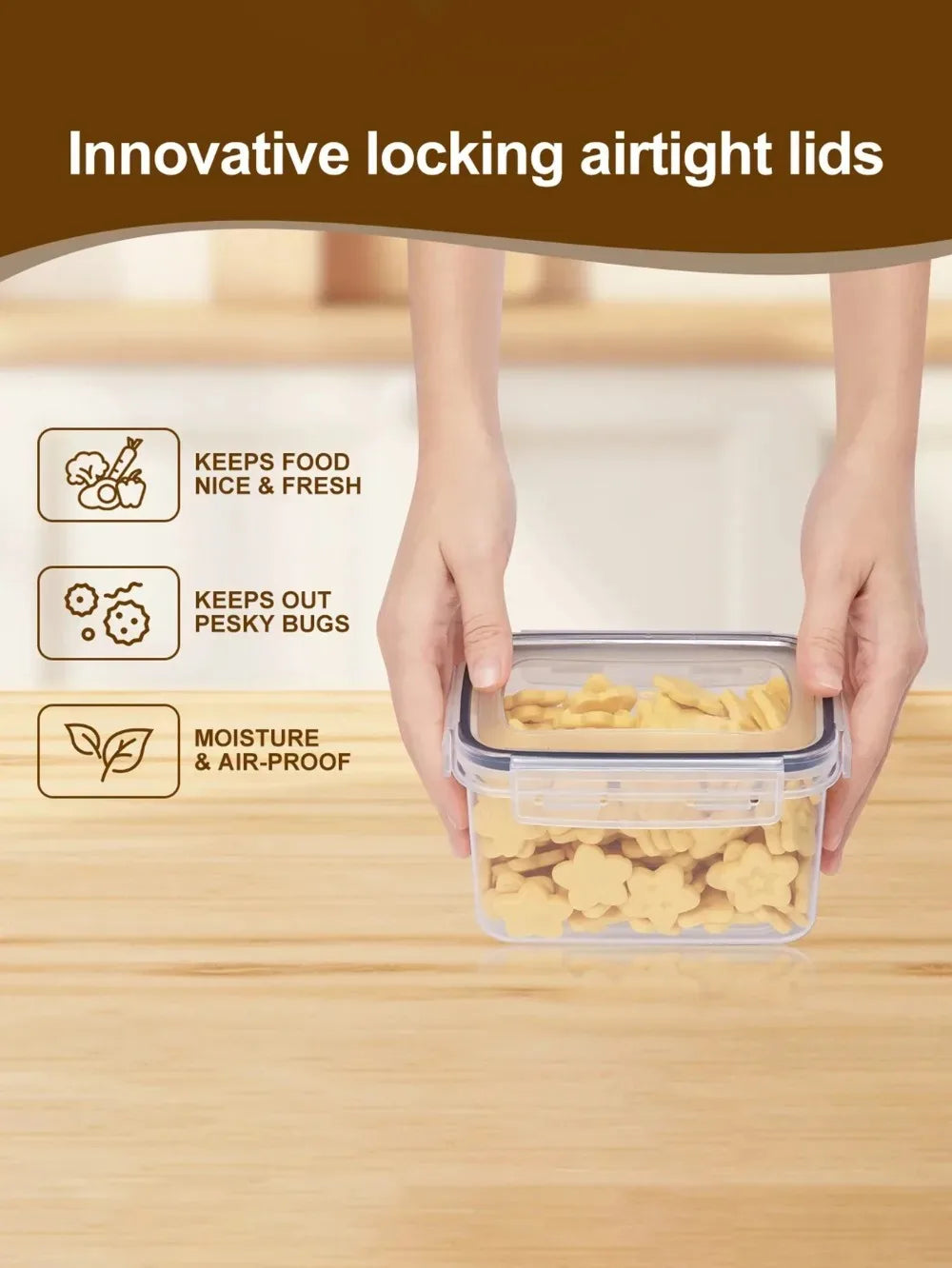 KYJG 24-Piece Airtight Food Storage Containers Set With Lids