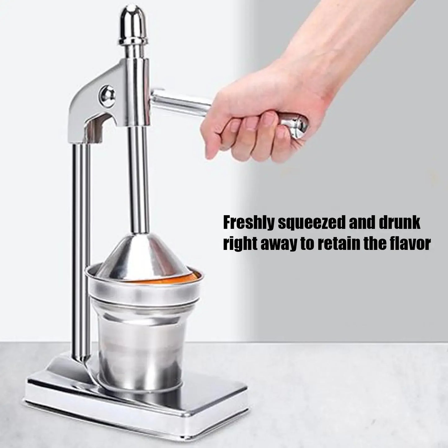Stainless Steel Manual Juicer Handheld Fruit Vegetable Press
