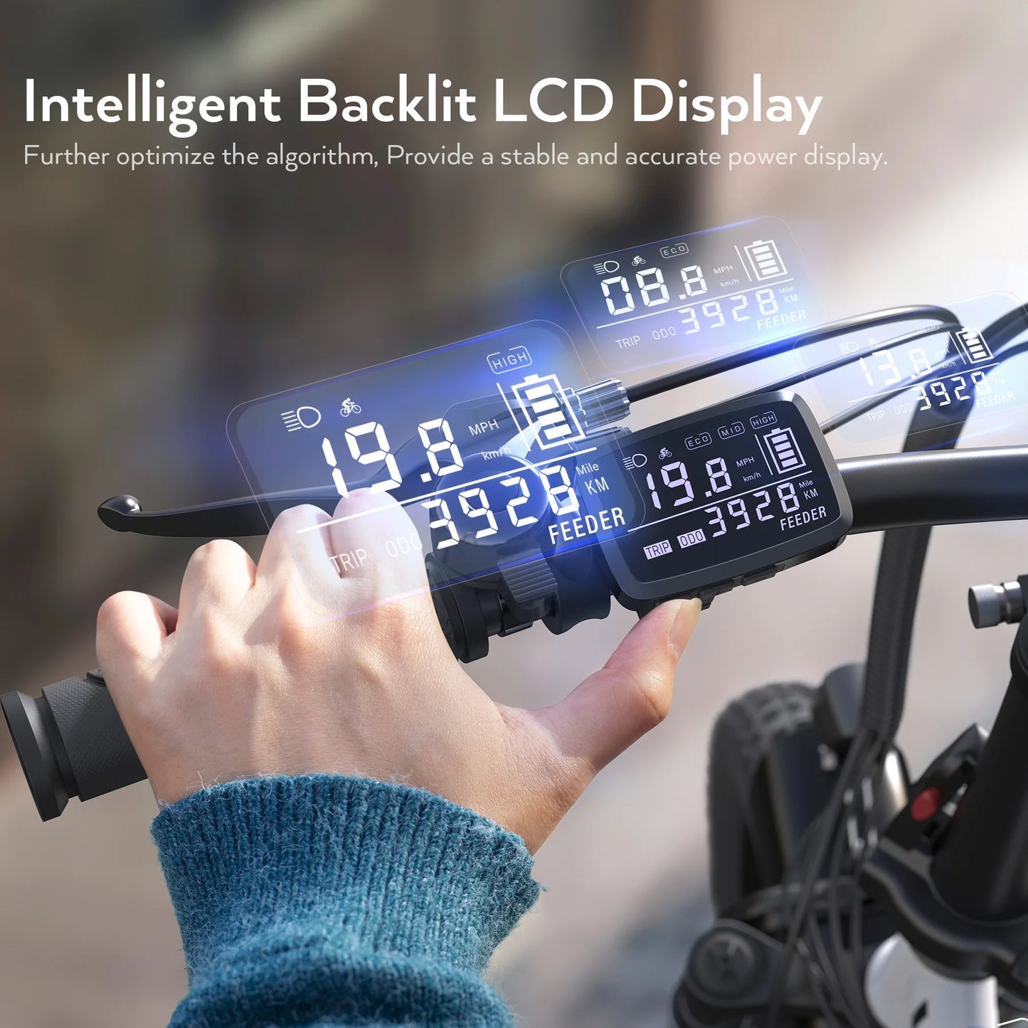 ViviFolded 350W Folding Electric Bike With 48V Removable Battery