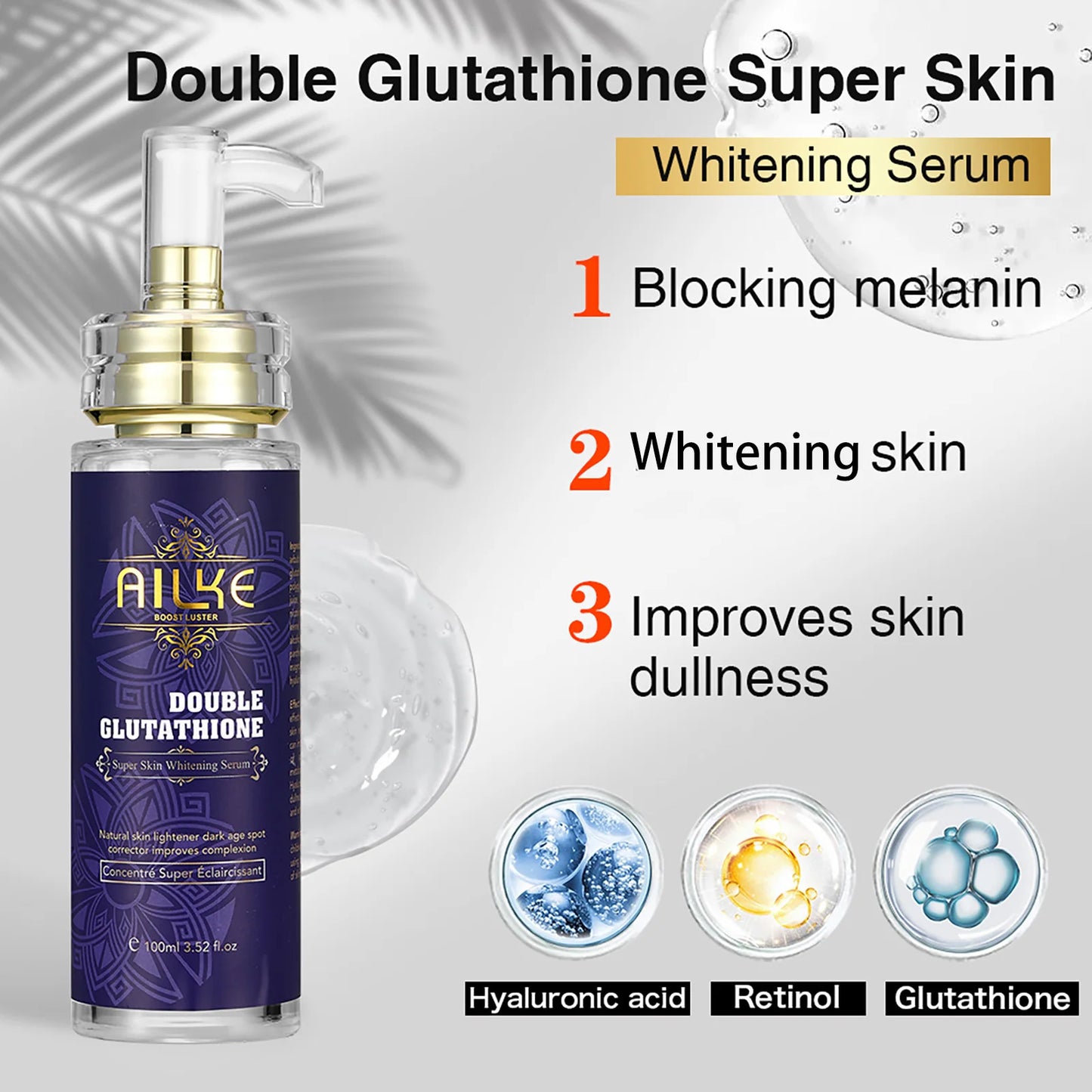 AILKE Hydrating Brightening Serum For Dark Spots And Fine Lines