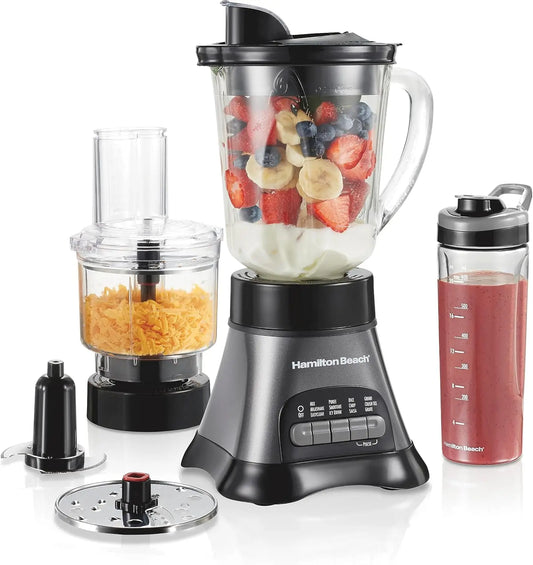 Iosn Blender And Food Processor Combo 700W 3 Cup Travel Cup Chopper