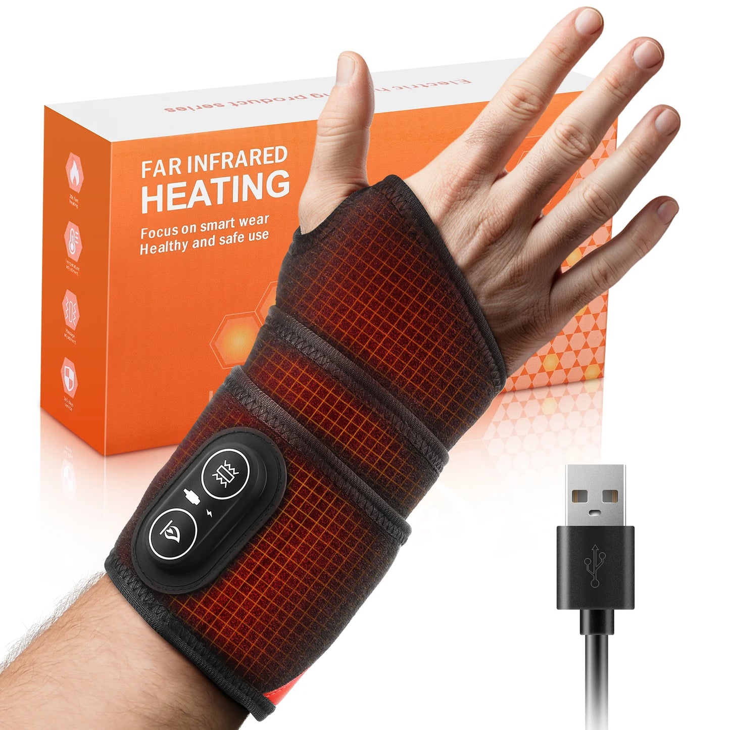 Infrared Therapy Wrap With Heat And Vibration Massager