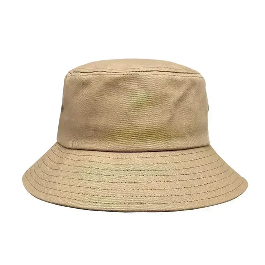 Cotton UPF50 Bucket Hat With Chin Strap For Outdoor Fishing