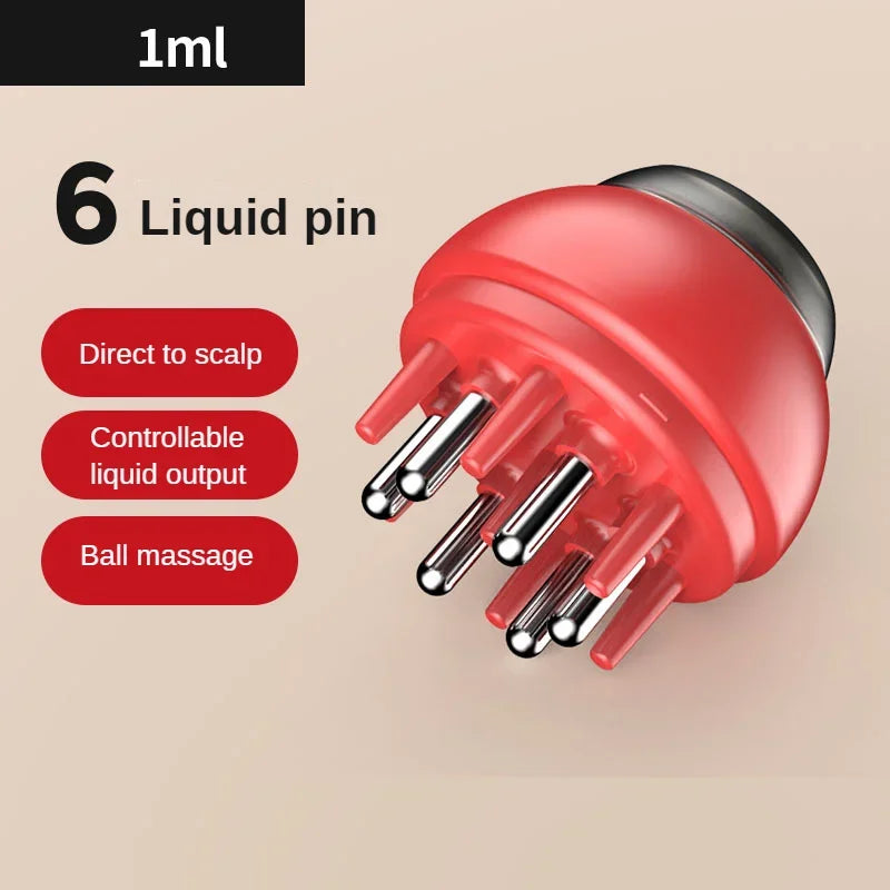 Mini Portable Scalp Applicator Massage Comb for Hair Growth Serum