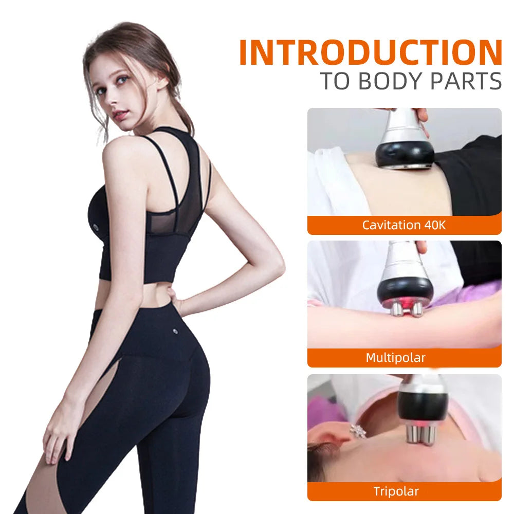 Misshearth 3 in 1 Beauty Body Slimming Cavitation Massager