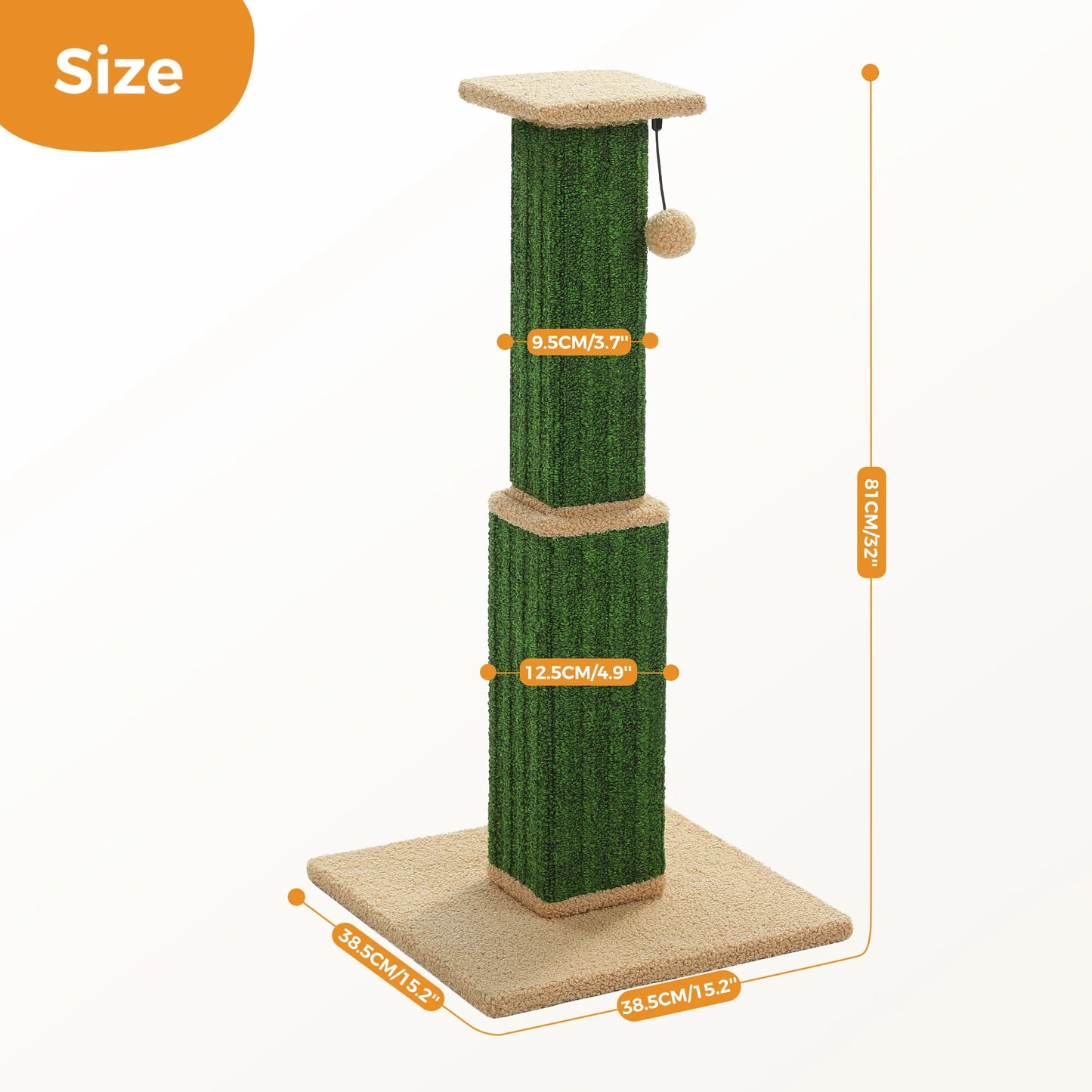 PAWZ Road Ultimate Cat Scratching Post For Indoor Cats