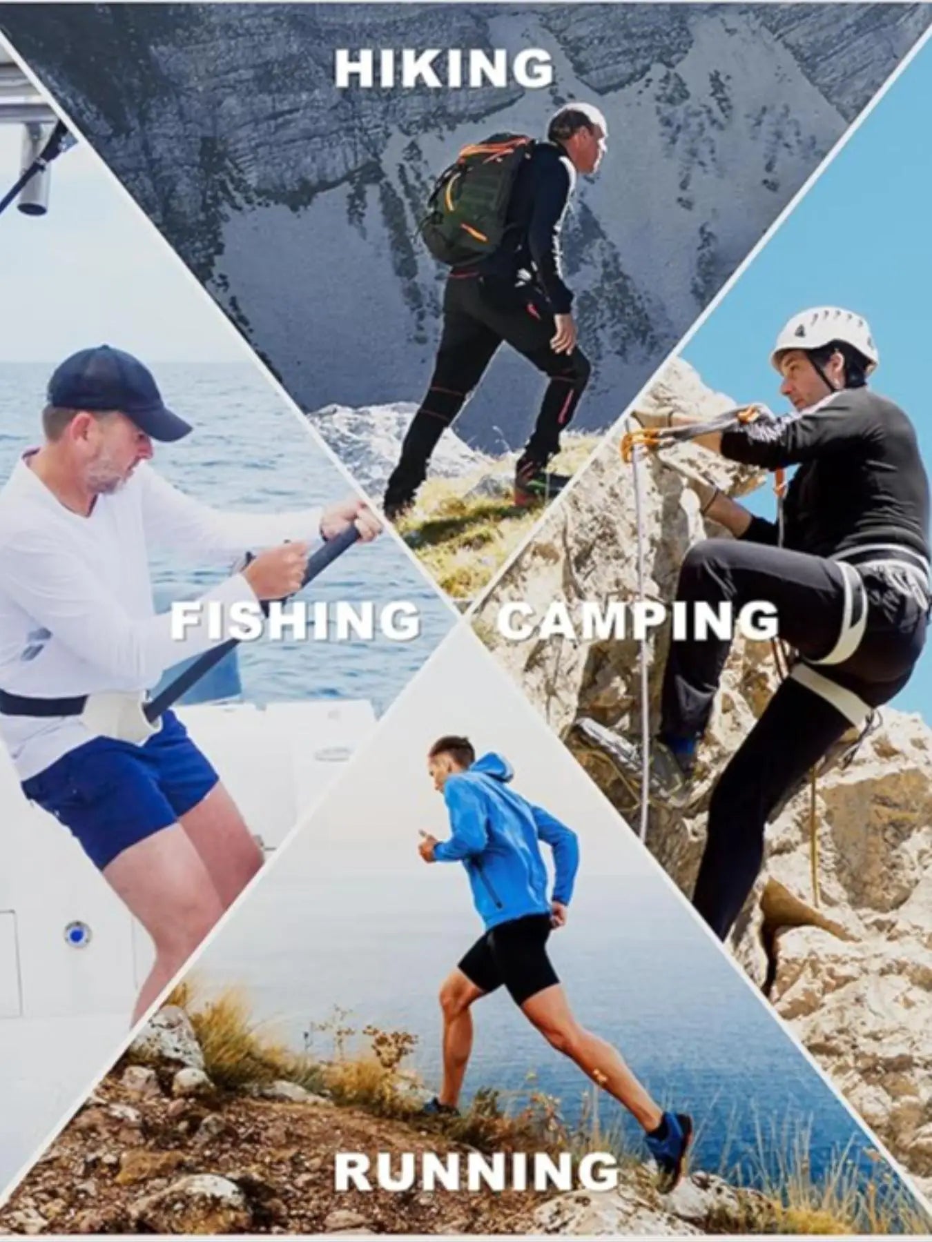 Mens Fishing Hoodie Long Sleeve Sun Protection Shirt Outdoor Wear