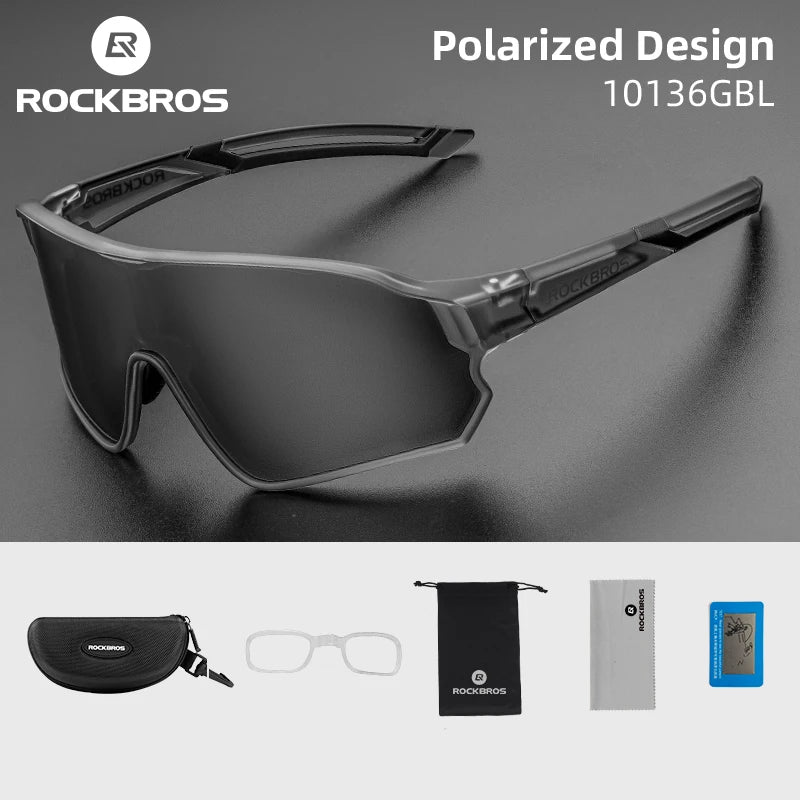 ROCKBROS Polarized UV400 Sunglasses for Outdoor Cycling