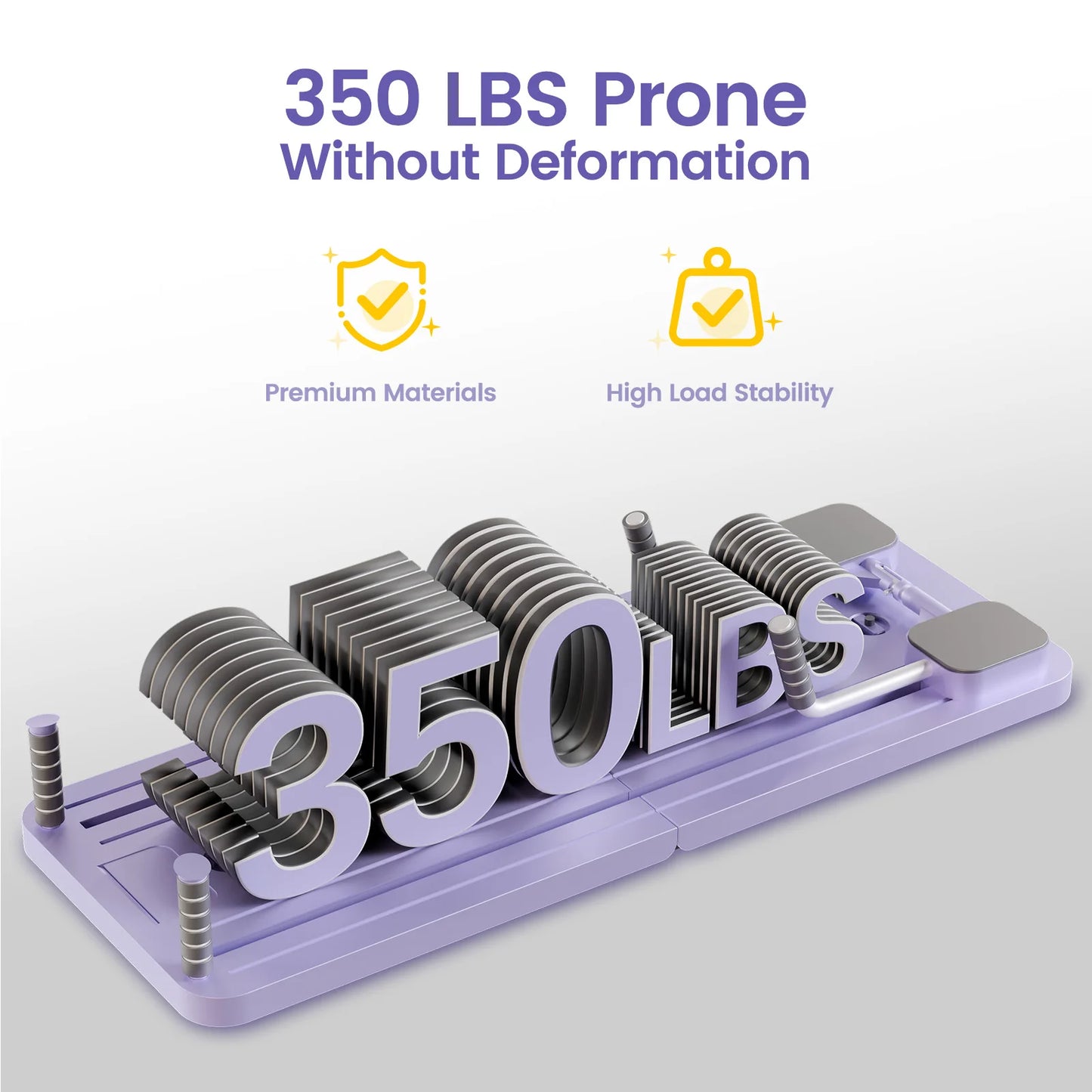 Foldable Ab Board Pilates Reformer for Full Body Home Workout